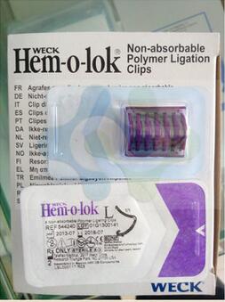 美國泰利福醫療weck威克牌Hem-o-Lok結扎夾結扎釘組織夾 84枚/盒