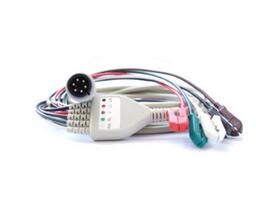 國內通用一體式五導心電導聯線夾式 美標6PIN TJ-ECG-5A0I