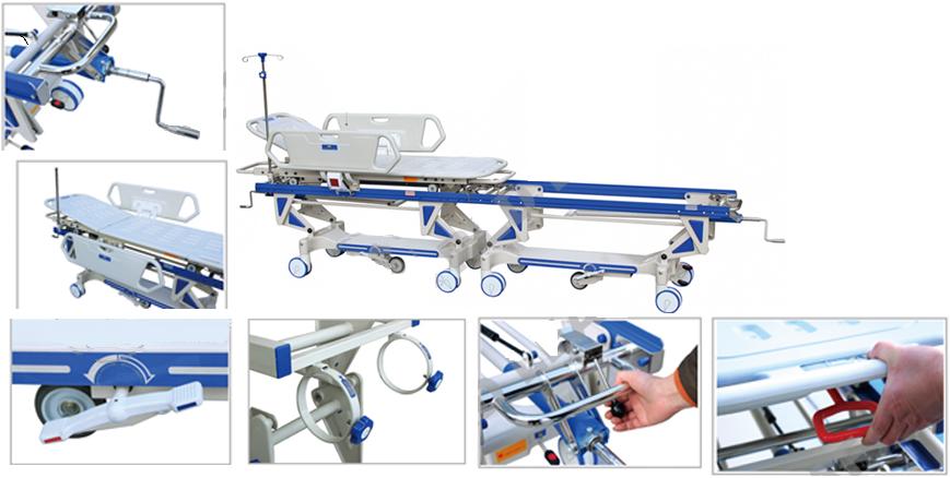 急救床對(duì)接車(chē)YQC-2P